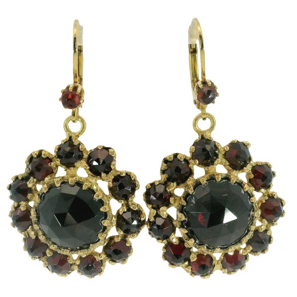 Antike Granat Ohrringe
