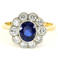 Antiker Blütenring Antiker Blütenring