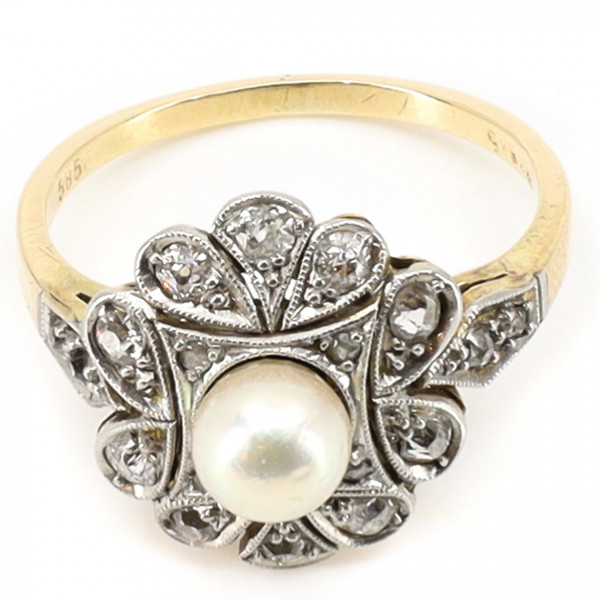 Art Deco Ring Perle
