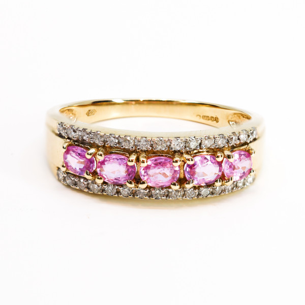 Vintage Ring pinke Turmaline
