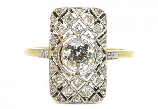 Art Deco Ring 0,5 Karat