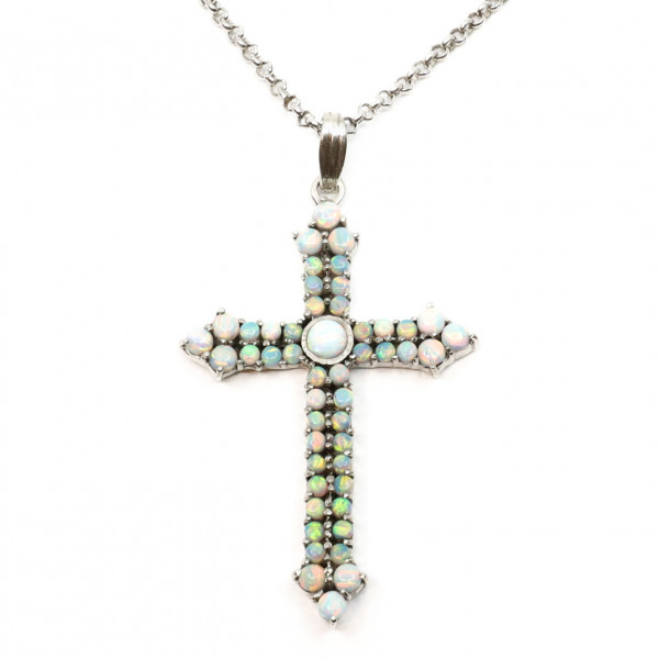 Kreuz mit Opalen