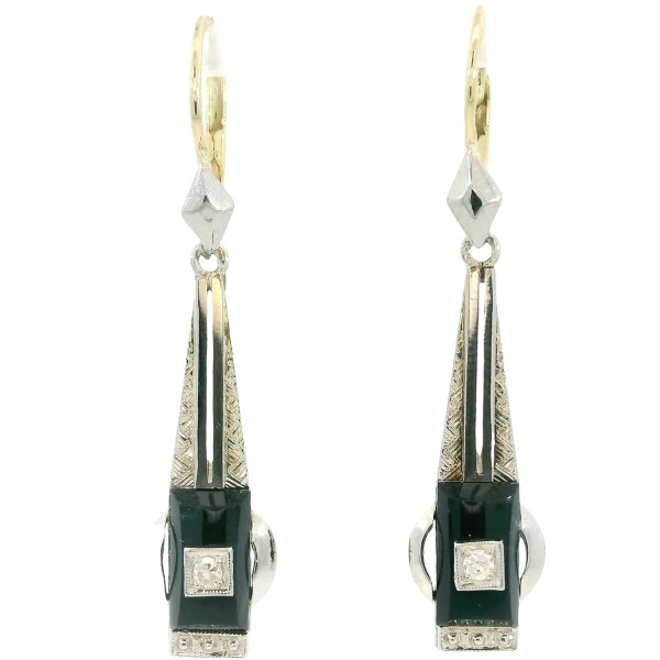 Antike Art Deco Ohrringe