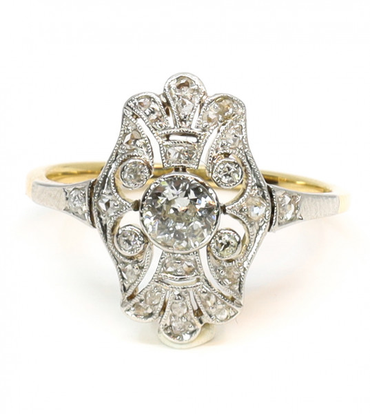 Art Deco Diamantring