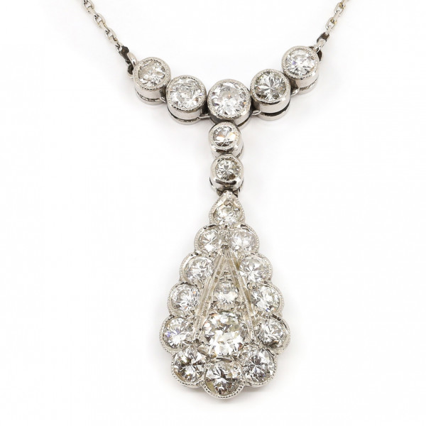 ART DECO DIAMANT COLLIER