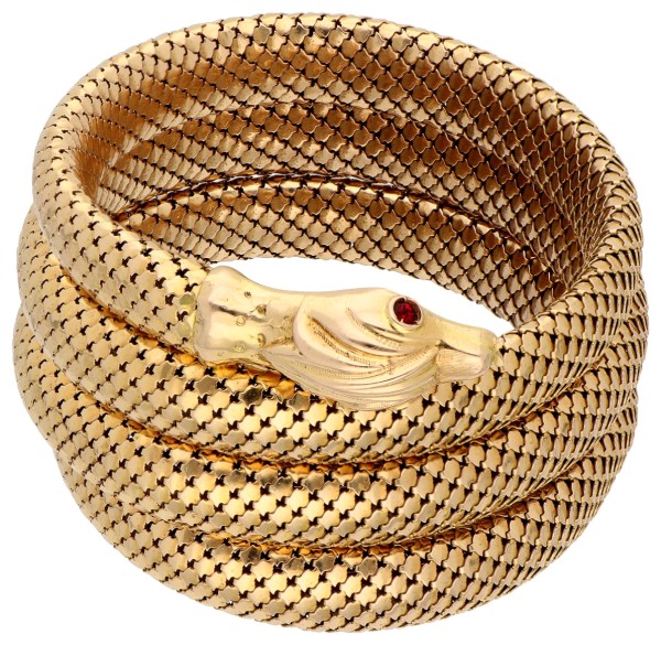 Schlangen Armband 750 Gold