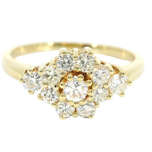 Vintage Ring Gold Diamanten