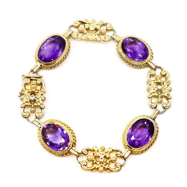 Antikes Amethyst Armband