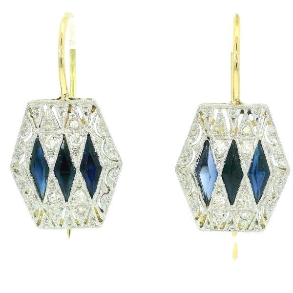 Art Deco Ohrringe 