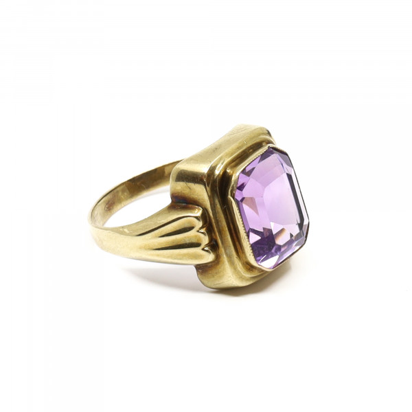 Antiker Art Deco Ring Amethyst