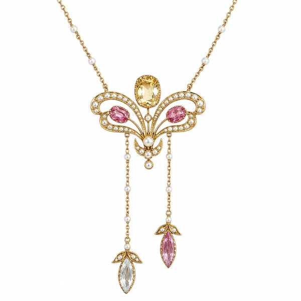 Antikes Jugendstil Collier