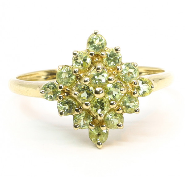 Peridot Ring Gelbgold